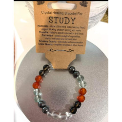 Crystal Healing  Study Bracelet 