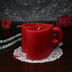 Heart Shape Cup Candle 